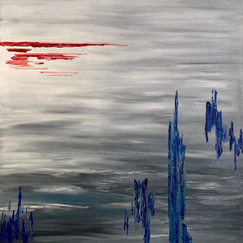 The Waves Below von Leigh Sausville, Malerei kaufen auf Singulart