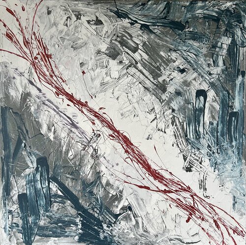 Humming In Your Veins van Leigh Sausville, Schilderij te koop op Singulart