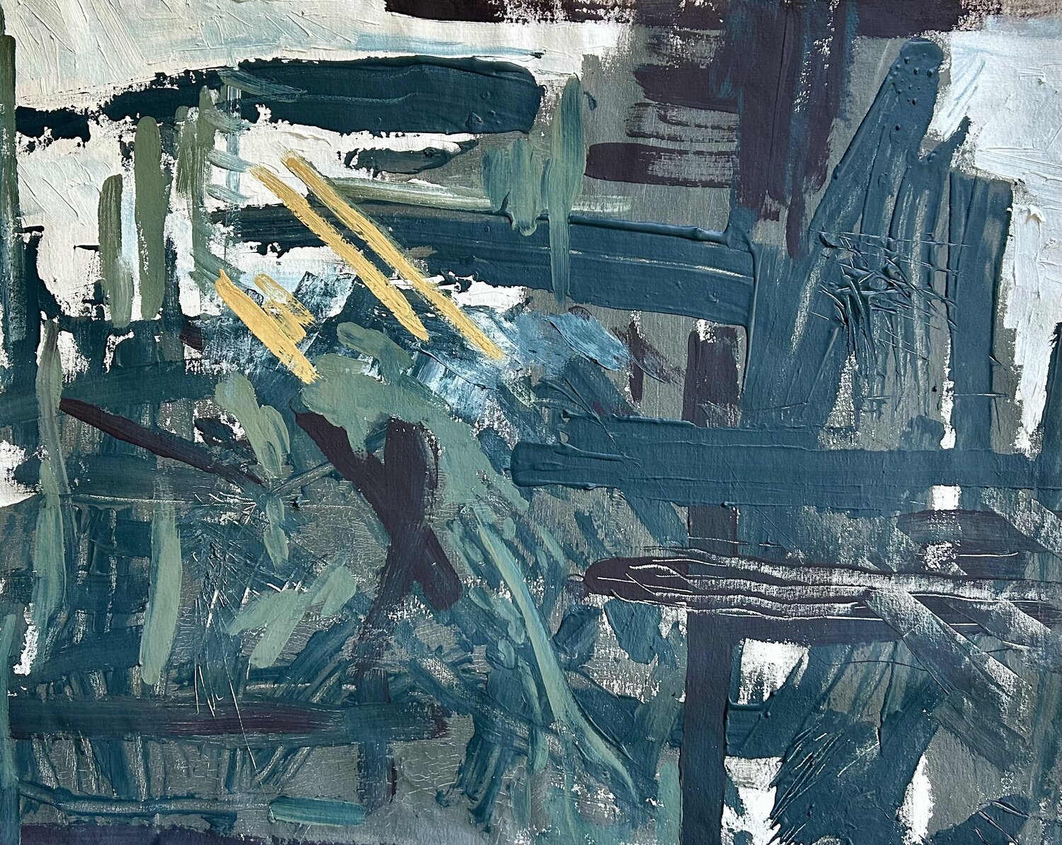 A Stranger Came To My Door Leigh Sausville Origineel schilderij te koop