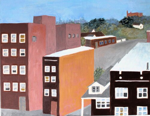 Chicago Skyline by Cynthia Uden, Painting for Sale on Singulart