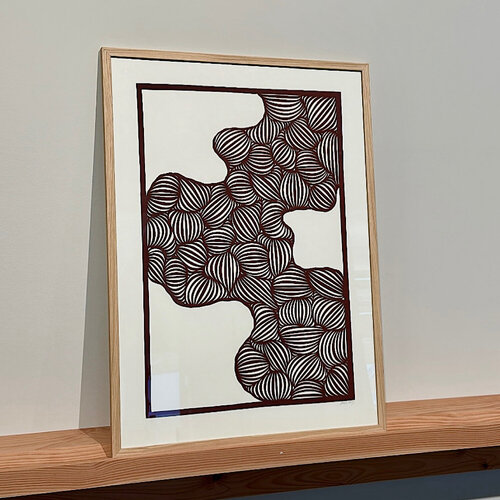 Waves 07 van Amalie Bang, Werk op papier te koop op Singulart