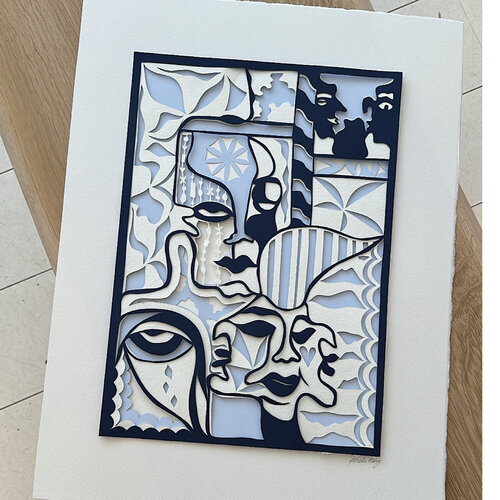 Overthinking 02 van Amalie Bang, Werk op papier te koop op Singulart