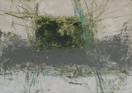 Green Explosion II van Stefanie Betz, Schilderij te koop op Singulart