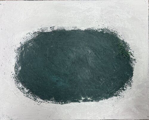 TIEF grün von Stefanie Betz, Malerei kaufen auf Singulart