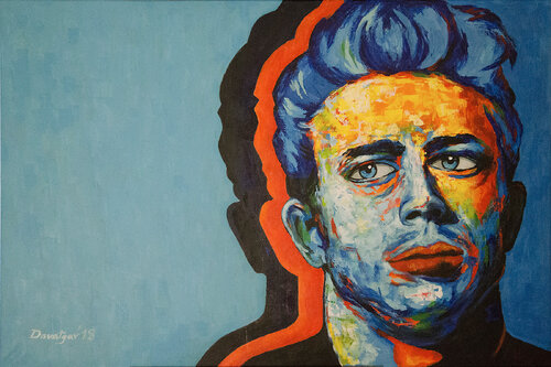 James Dean van Reza Davatgar, Schilderij te koop op Singulart