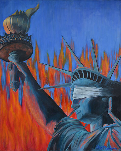 Year 2003! de Reza Davatgar, Pintura a la venta en Singulart