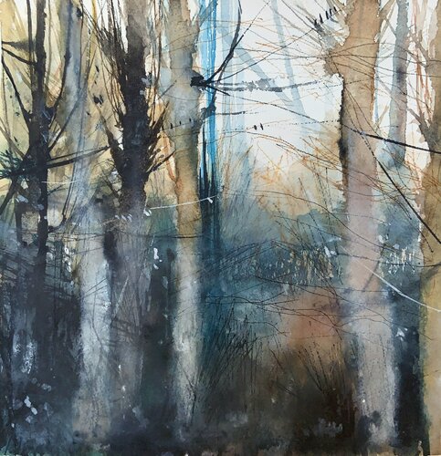Stille / Stillness van Vitalii Protasov, Schilderij te koop op Singulart