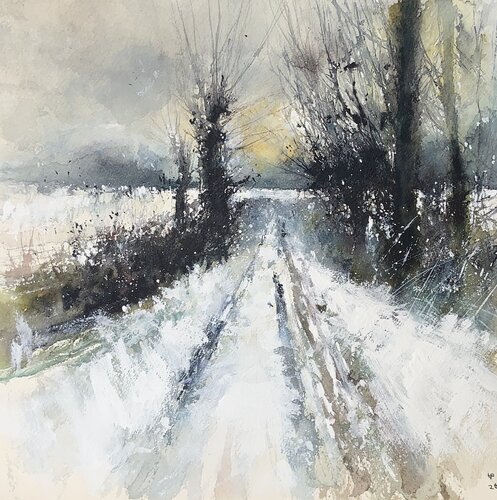 Cold Drift par Vitalii Protasov, Peinture en vente sur Singulart