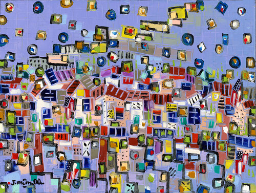 Hotel Resorts di Joachim McMillan, Pittura in vendita su Singulart