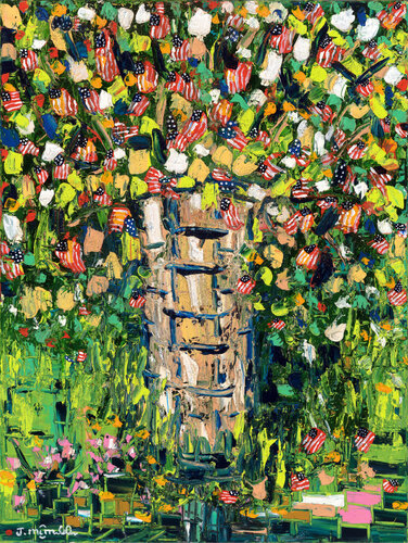 Flowering Flags de Joachim McMillan, Pintura a la venta en Singulart