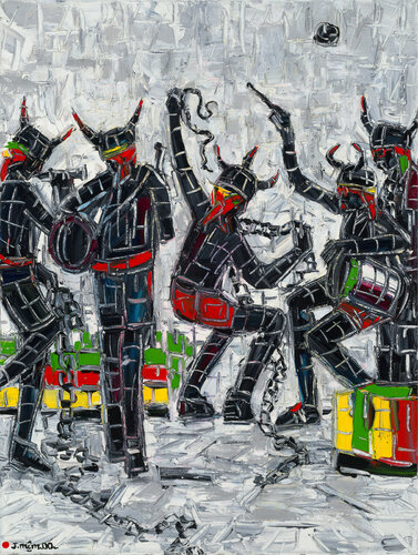 Black Jab van Joachim McMillan, Schilderij te koop op Singulart