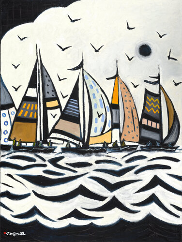 Waves In Motion van Joachim McMillan, Schilderij te koop op Singulart