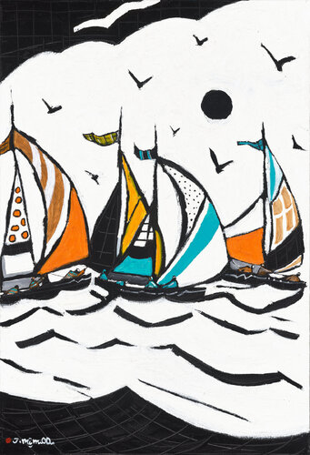 Wondering Sails de Joachim McMillan, Pintura a la venta en Singulart