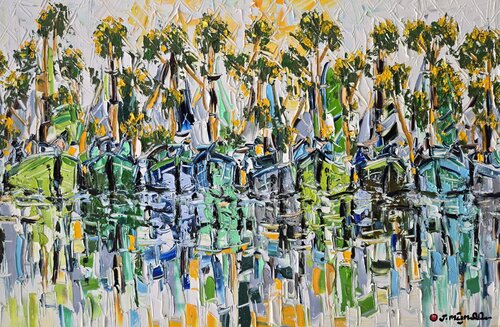Coin Sail par Joachim McMillan, Peinture en vente sur Singulart