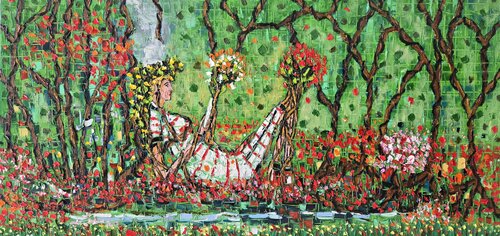 Nature Embrace di Joachim McMillan, Pittura in vendita su Singulart