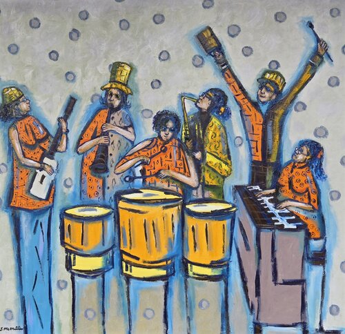 Rockaway Band by Joachim McMillan, Painting for Sale on Singulart