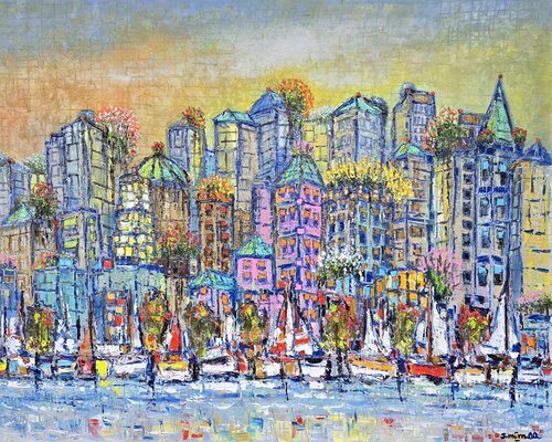 Urban Petals van Joachim McMillan, Schilderij te koop op Singulart