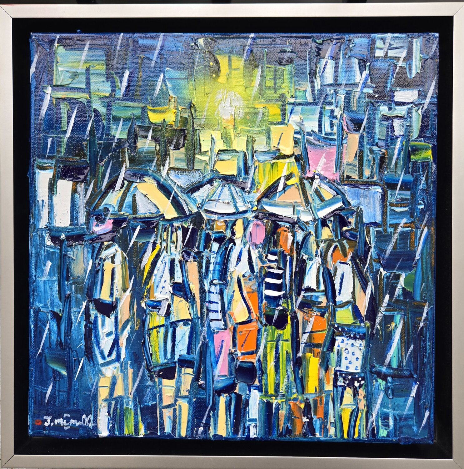 Rain Storm Shoppers Joachim McMillan