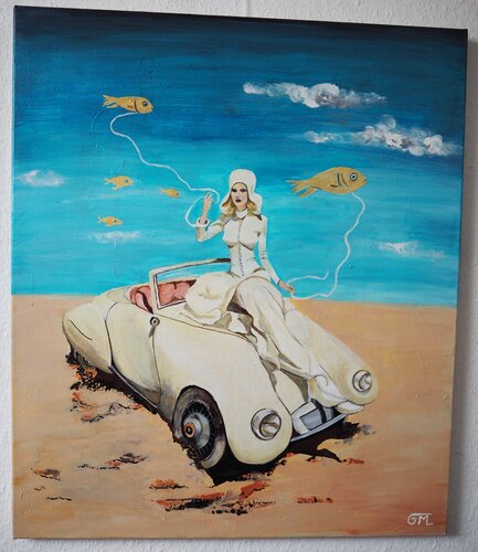 Samantha´ s Holiday di Gabriele Müller, Pittura in vendita su Singulart