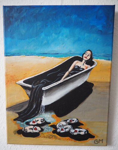 Surreal Hard Day van Gabriele Müller, Schilderij te koop op Singulart