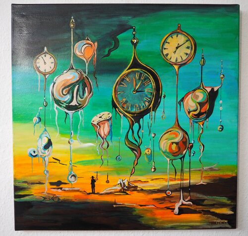 Timeless flowing time di Gabriele Müller, Pittura in vendita su Singulart