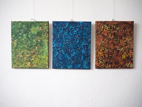 Green-Blue-Terra-Grounds by Gabriele Müller, Painting for Sale on Singulart