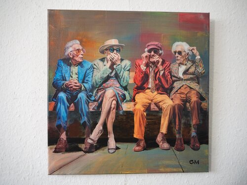 Die Zeit der Freundschaft by Gabriele Müller, Painting for Sale on Singulart