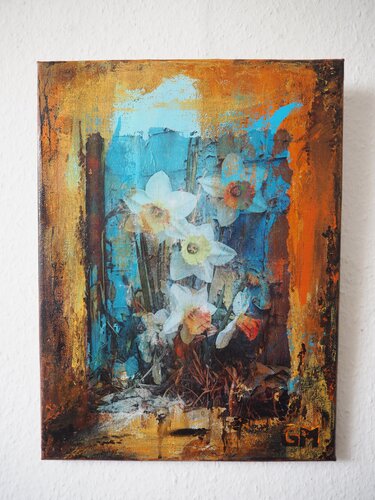 Monotypie - Narzissen by Gabriele Müller, Other Media for Sale on Singulart