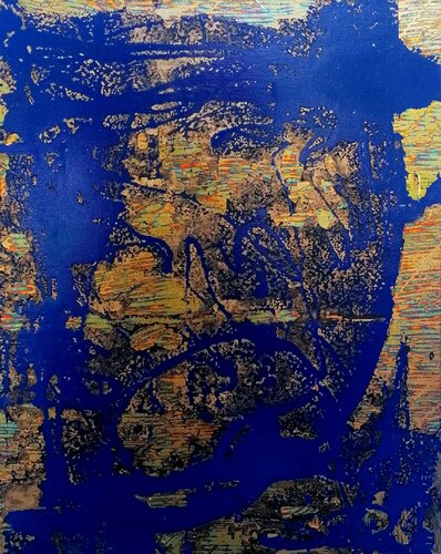 Coded by Blue de Kata Szücs, Pintura a la venta en Singulart