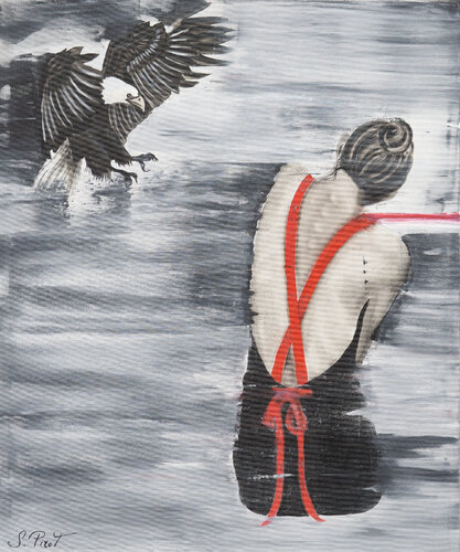 Mon silence parle van Sophie Pirot, Schilderij te koop op Singulart