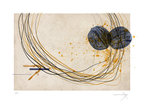 Un parell de Nous (A Pair of Walnuts) von Vicenc Marco, Druck kaufen auf Singulart