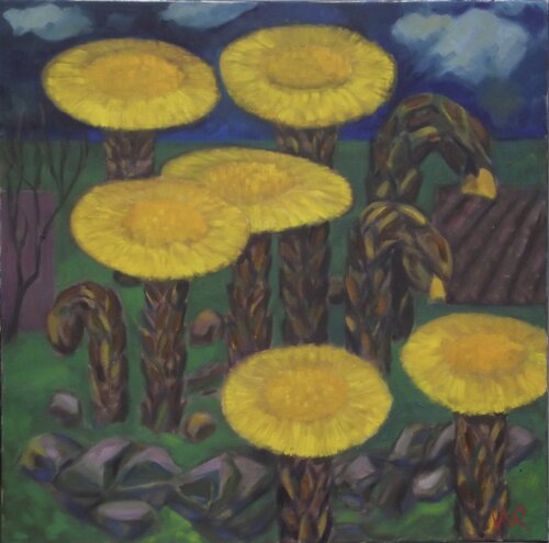 Coltsfoot by Wendy Raphael, Painting for Sale on Singulart