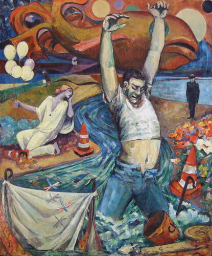 The Onlooker by Wendy Raphael, Painting for Sale on Singulart