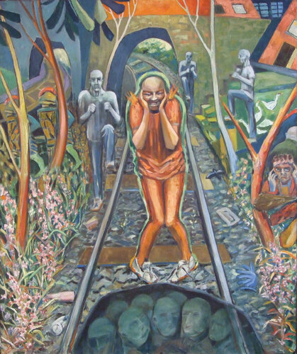 Suicide van Wendy Raphael, Schilderij te koop op Singulart