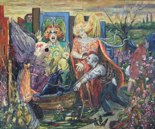 River Styx by Wendy Raphael, Painting for Sale on Singulart