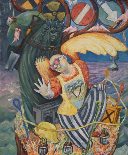 On An Island van Wendy Raphael, Schilderij te koop op Singulart