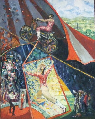 The Motorbike Act di Wendy Raphael, Pittura in vendita su Singulart