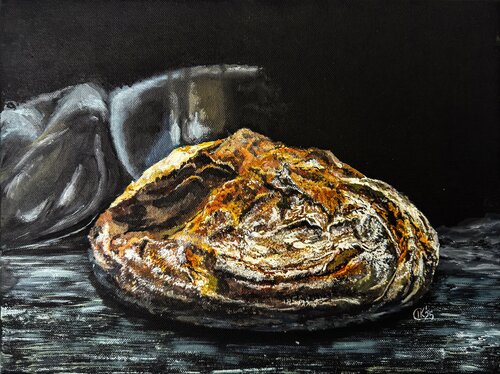 Golden Crust von Irina Kurganskaya, Malerei kaufen auf Singulart