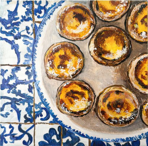 Azulejo Morning van Irina Kurganskaya, Schilderij te koop op Singulart