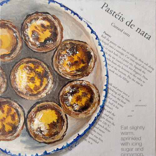 Golden Bites by Irina Kurganskaya, 油畫 for Sale on Singulart