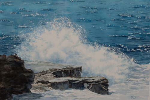 Crashing Wave di Irina Kurganskaya, Pittura in vendita su Singulart