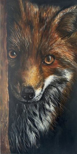 The Watcher van Irina Kurganskaya, Schilderij te koop op Singulart