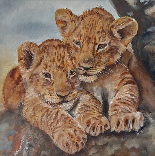 Little Kings van Irina Kurganskaya, Schilderij te koop op Singulart