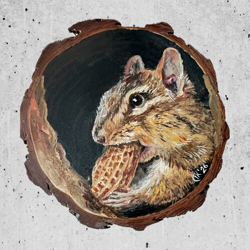 Curious Raccoons by Irina Kurganskaya, Painting for Sale on Singulart