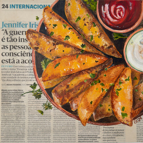 Crispy Headlines de Irina Kurganskaya, Pintura a la venta en Singulart