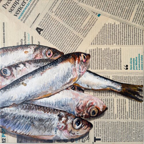 Catch of the Day by Irina Kurganskaya, 회화 for Sale on Singulart