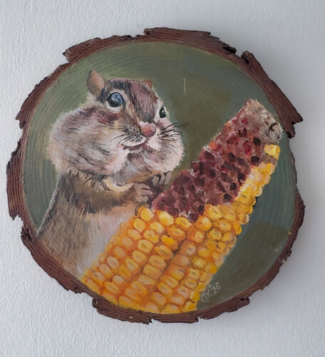 Full Cheeks van Irina Kurganskaya, Schilderij te koop op Singulart