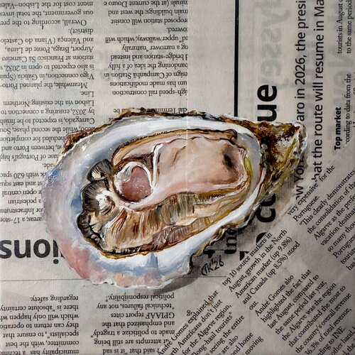 Pearl of the Press di Irina Kurganskaya, Pittura in vendita su Singulart