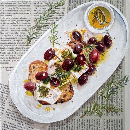 The Olive Press di Irina Kurganskaya, Pittura in vendita su Singulart