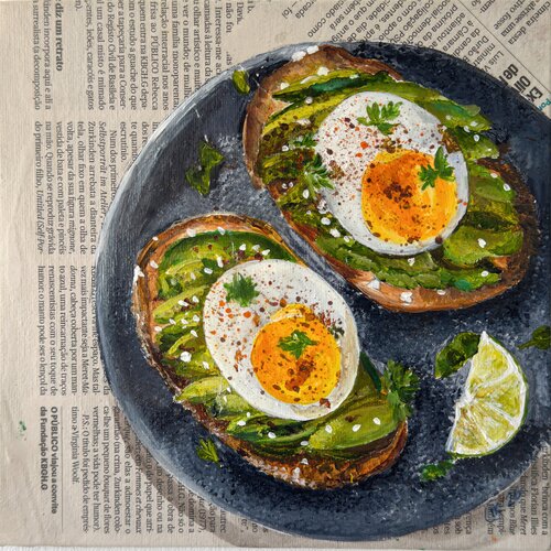 The Daily Toast van Irina Kurganskaya, Schilderij te koop op Singulart